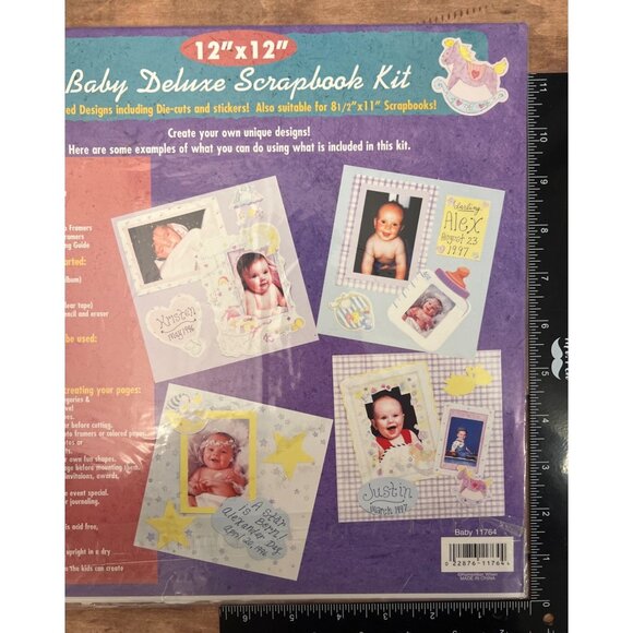 Baby Deluxe Scrapbook Kit With Stickers & Die-Cuts 11764 by Remember When - Picture 5 of 5